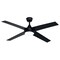 Vaxcel Hamlin Black Contemporary 52-in. Ceiling Fan with LED Light Kit and Remote F0125 - alternate 1